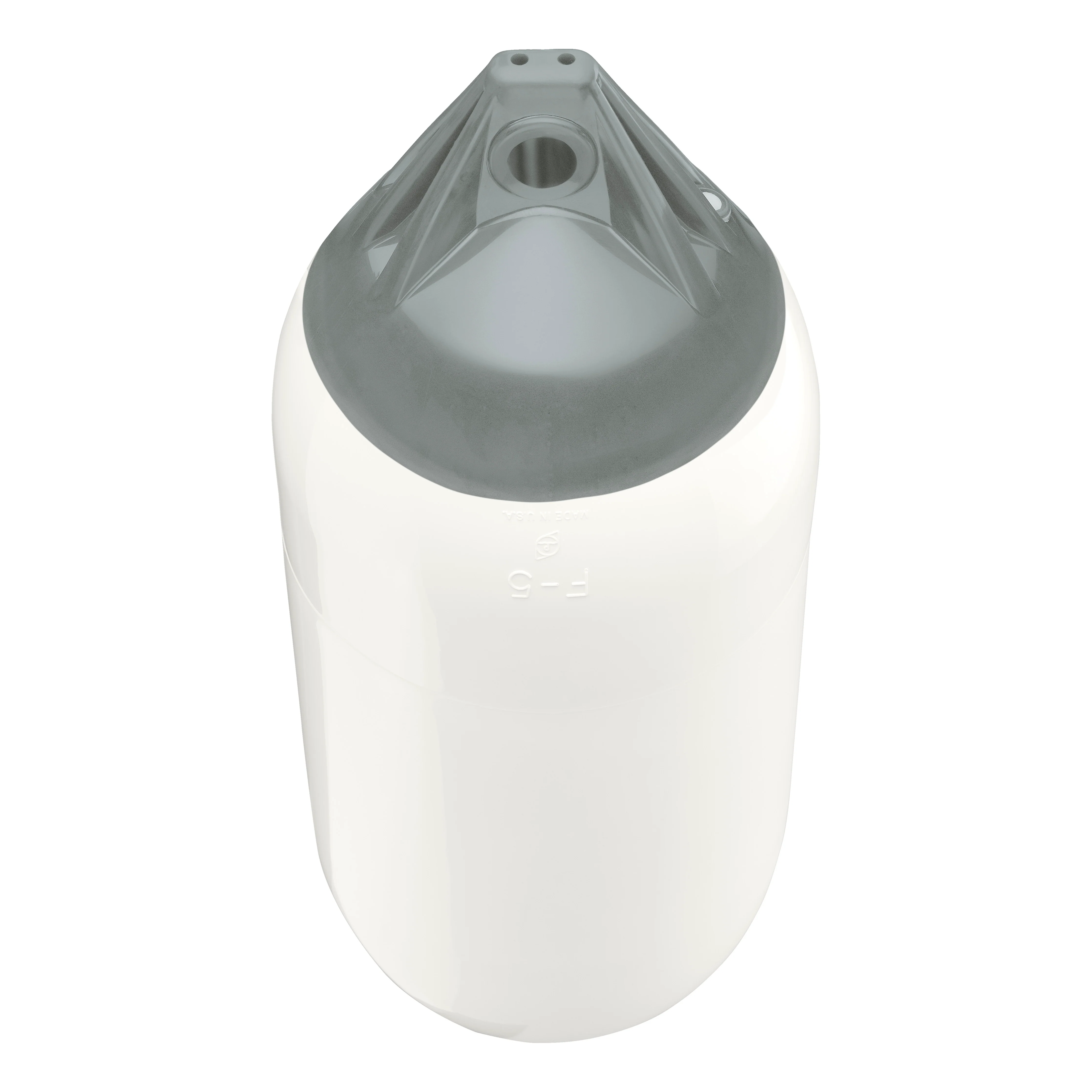 F-Series Boat Fender F-5 Grey Ropehold - Image 2